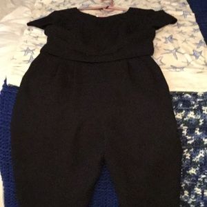 Black one piece jumpsuit